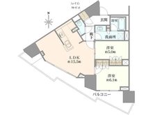 【東京都/新宿区下落合】プラウド高田馬場 間取り図