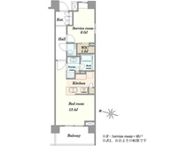 【東京都/新宿区高田馬場】パークシティ高田馬場 間取り図
