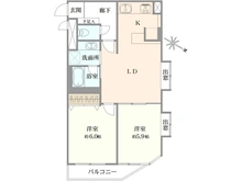 【東京都/豊島区南長崎】コスモ東長崎 間取り図