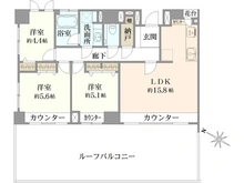 【東京都/新宿区若松町】パークホームズ新宿若松町 間取り図