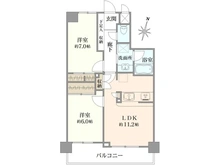 【東京都/新宿区西落合】セザール西落合 間取り図