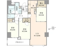【東京都/豊島区高田】シティテラス目白 B棟 間取り図