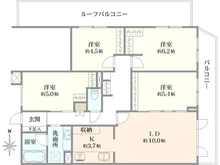 【東京都/新宿区新宿】プライムコート戸山 間取り図