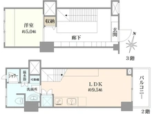 【東京都/新宿区北山伏町】フィース神楽坂 間取り図