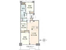 【東京都/板橋区赤塚新町】光が丘パークタウンゆりの木通り北 10号棟 間取り図