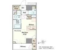 【東京都/新宿区原町】グローリオ新宿夏目坂 間取り図