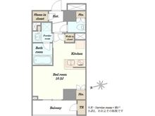 【東京都/新宿区原町】グローリオ新宿夏目坂 間取り図
