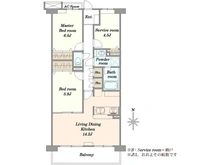 【東京都/西東京市中町】ソフィア東伏見 間取り図