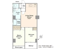 【東京都/新宿区高田馬場】メゾンドール高田馬場 間取り図