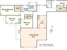 【東京都/新宿区下落合】パレロワイヤル目白 間取り図