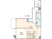 【東京都/新宿区北新宿】ルックハイツ北新宿壱番館 間取り図