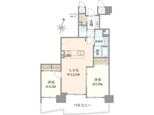 【東京都/新宿区北新宿】ザパームス東中野エアリィタワー 間取り図