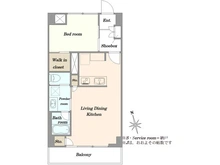 【東京都/新宿区西早稲田】トーア西早稲田マンション 間取り図
