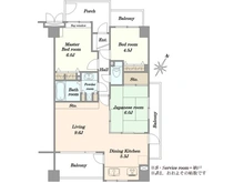 【東京都/中野区南台】サーパス方南町 間取り図