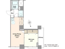 【東京都/新宿区西早稲田】マンション高田馬場 間取り図