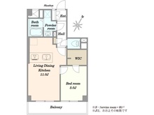 【東京都/新宿区上落合】マートルコート下落合 間取り図