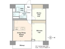 【東京都/新宿区下落合】高田馬場住宅 間取り図