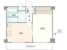 【東京都/文京区水道】ハイネス小石川 間取り図