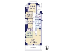 【東京都/三鷹市下連雀】THEパームス三鷹ビバーチェ 間取り図