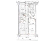 【東京都/三鷹市下連雀】ベルディオ三鷹レジデンス 間取り図
