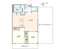 【東京都/武蔵野市中町】ローラン武蔵野 間取り図