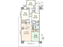 【東京都/三鷹市下連雀】オーベル吉祥寺WEST 間取り図
