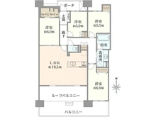 【東京都/武蔵野市境】デライトシティブレスコート 間取り図