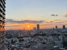 【東京都/目黒区三田】恵比寿ガーデンテラス壱番館 眺望：夕方