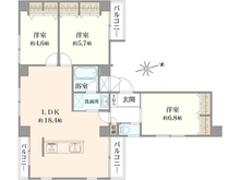 【東京都/武蔵野市中町】シティハイツ武蔵野 間取り図