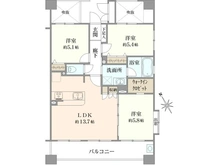 【東京都/武蔵野市中町】エクレールコート三鷹 間取り図