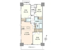 【東京都/三鷹市下連雀】藤和シティホームズ三鷹禅林寺通り 間取り図