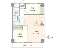 【東京都/三鷹市下連雀】中銀三鷹マンシオン 間取り図