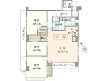 【東京都/武蔵野市中町】藤和シティコープ三鷹 間取り図