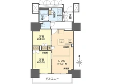 【大阪府/大阪市西区靱本町】プレミストタワー靱本町 間取り図