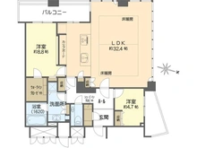 【大阪府/大阪市福島区福島】ザ・タワー大阪 間取り図