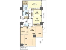 【大阪府/大阪市中央区内久宝寺町】グランドメゾン上町台レジデンスタワー 間取り図