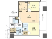 【大阪府/大阪市中央区常盤町】ブランズタワー谷町四丁目 間取り図