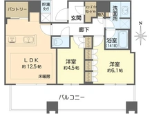 【大阪府/大阪市中央区北浜東】パークタワー北浜 間取り図