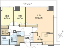 【大阪府/大阪市中央区安堂寺町】エスリード長堀タワー 間取り図