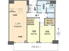 【大阪府/大阪市北区大淀南】グランドメゾン新梅田タワー　THE　CLUB RESIDENCE 間取り図