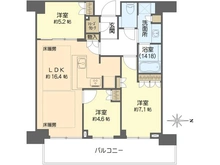 【大阪府/大阪市北区大淀南】グランドメゾン新梅田タワー　THE　CLUB RESIDENCE 間取り図