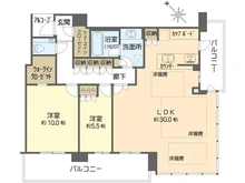 【大阪府/大阪市北区中之島】ザ・パークハウス中之島タワー 間取り図