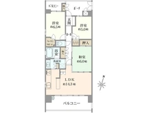【大阪府/大阪市都島区片町】藤和シティホームズ大阪城北 間取り図