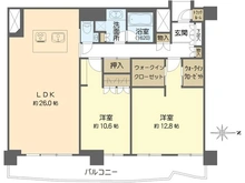 【大阪府/大阪市西区新町】大阪ひびきの街ザ・サンクタスタワー 間取り図