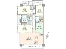 【大阪府/大阪市都島区中野町】サンフォーリーフタウン桜ノ宮サンメゾンコート 間取り図