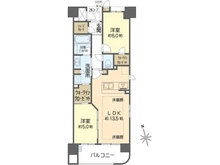 【大阪府/大阪市浪速区湊町】なんばセントラルプラザリバーガーデン B棟 間取り図