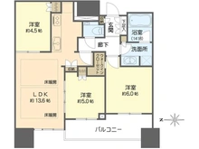 【大阪府/大阪市中央区安土町】シティタワー大阪本町 間取り図