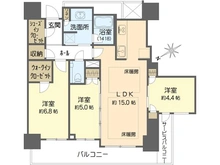 【大阪府/大阪市北区中津】ザ・セントラルマークタワー 間取り図