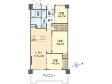 【大阪府/大阪市西成区岸里東】岸里コーポ 壱号館 間取り図