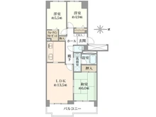 【大阪府/大阪市都島区友渕町】ベル・パークシティ E棟 間取り図